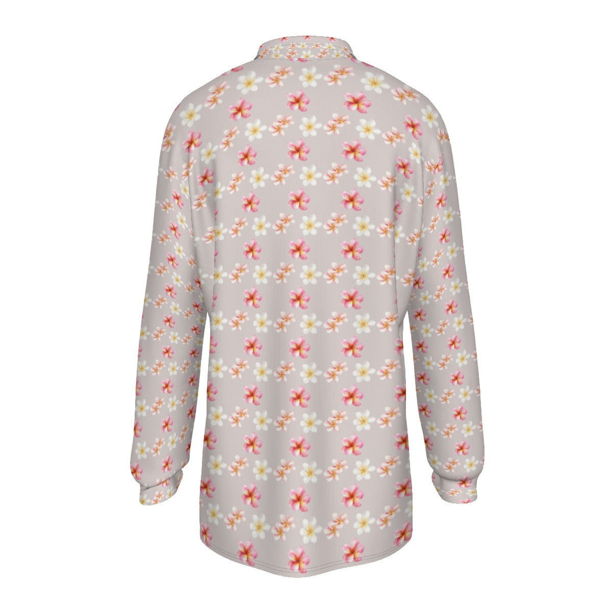 All-Over Print Men's Long Sleeve Polo Shirt