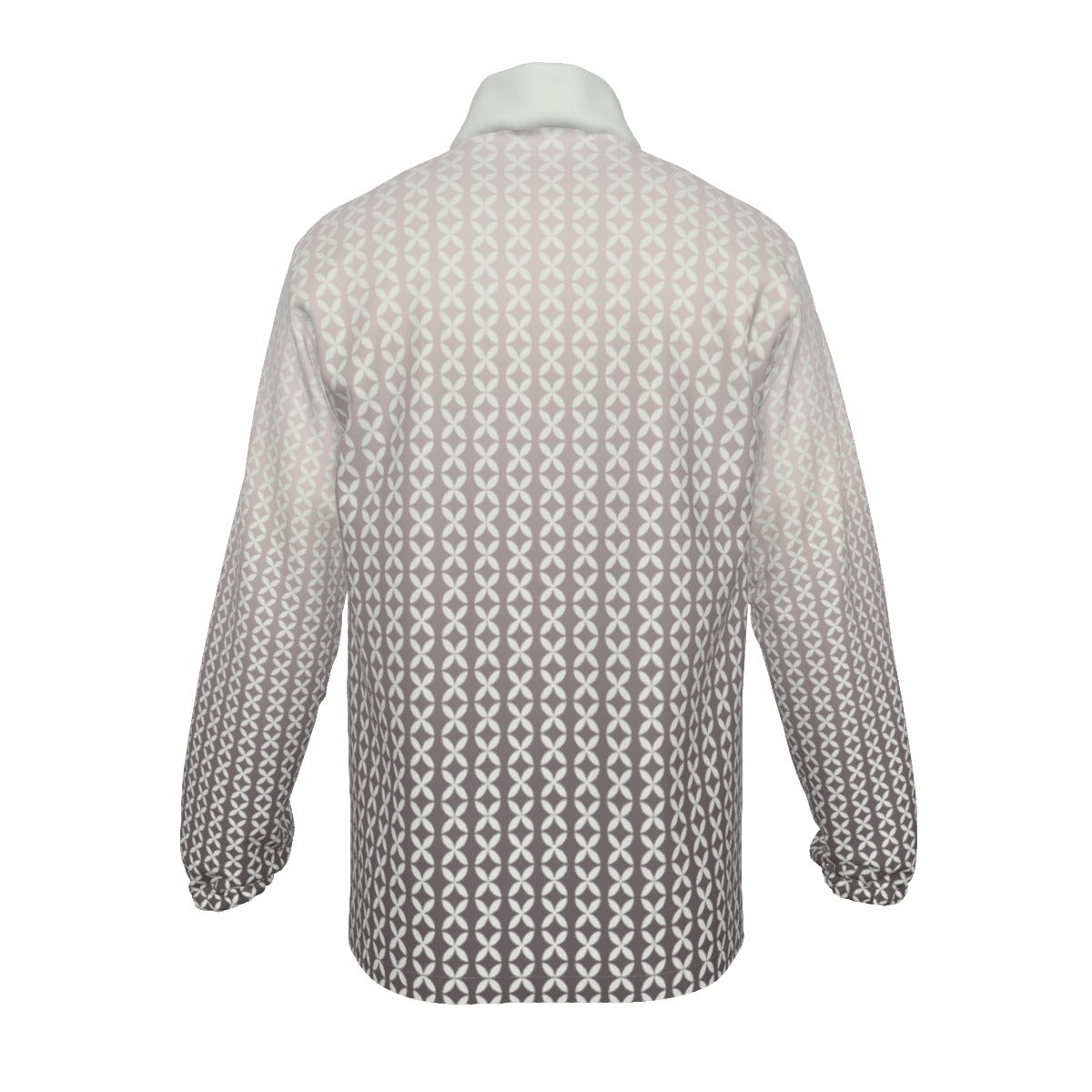 All-Over Print Men's Stand-up Collar Zip-up Windproof Jacket