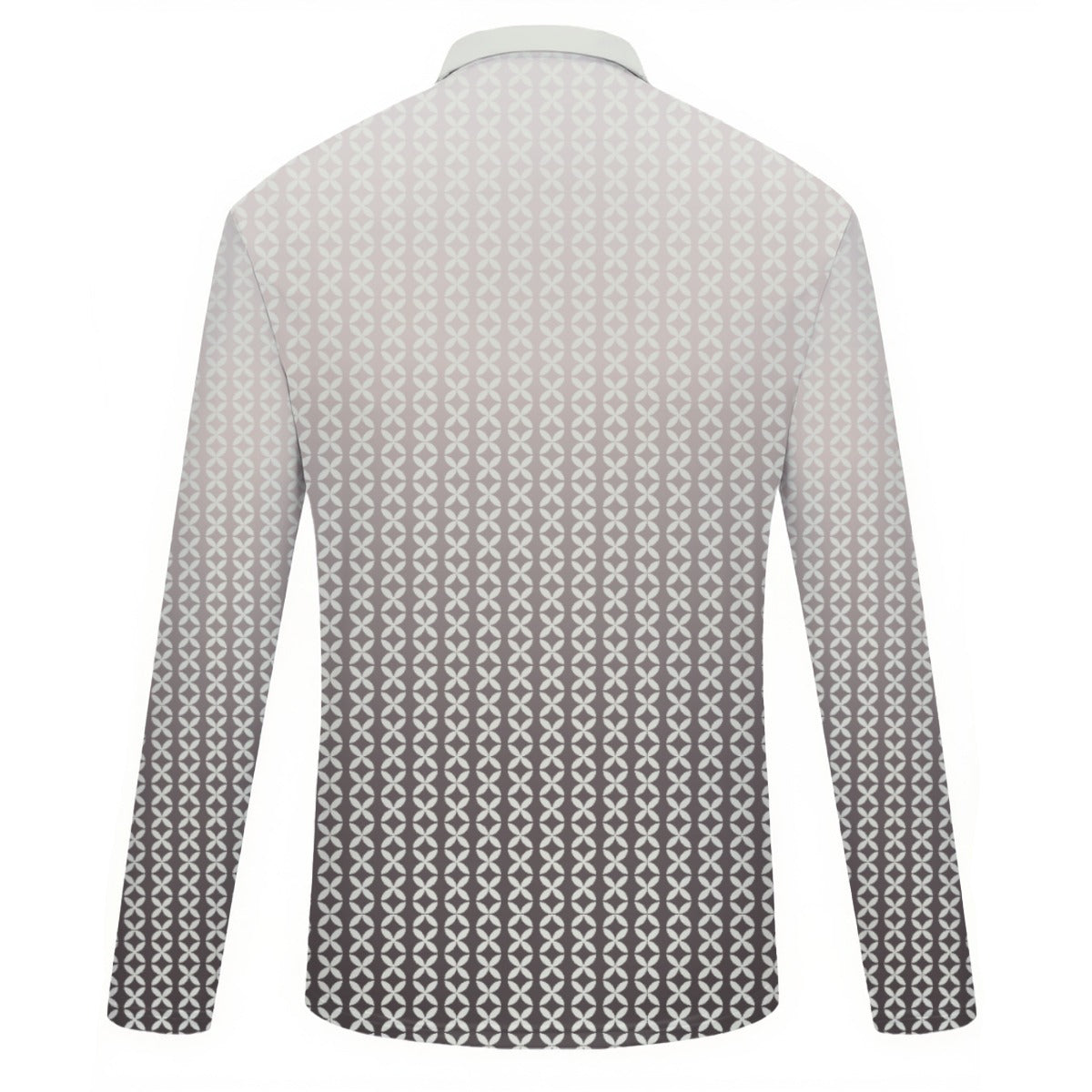 All-Over Print Women's Quarter Zip Sport Shirt With  Long Sleeve