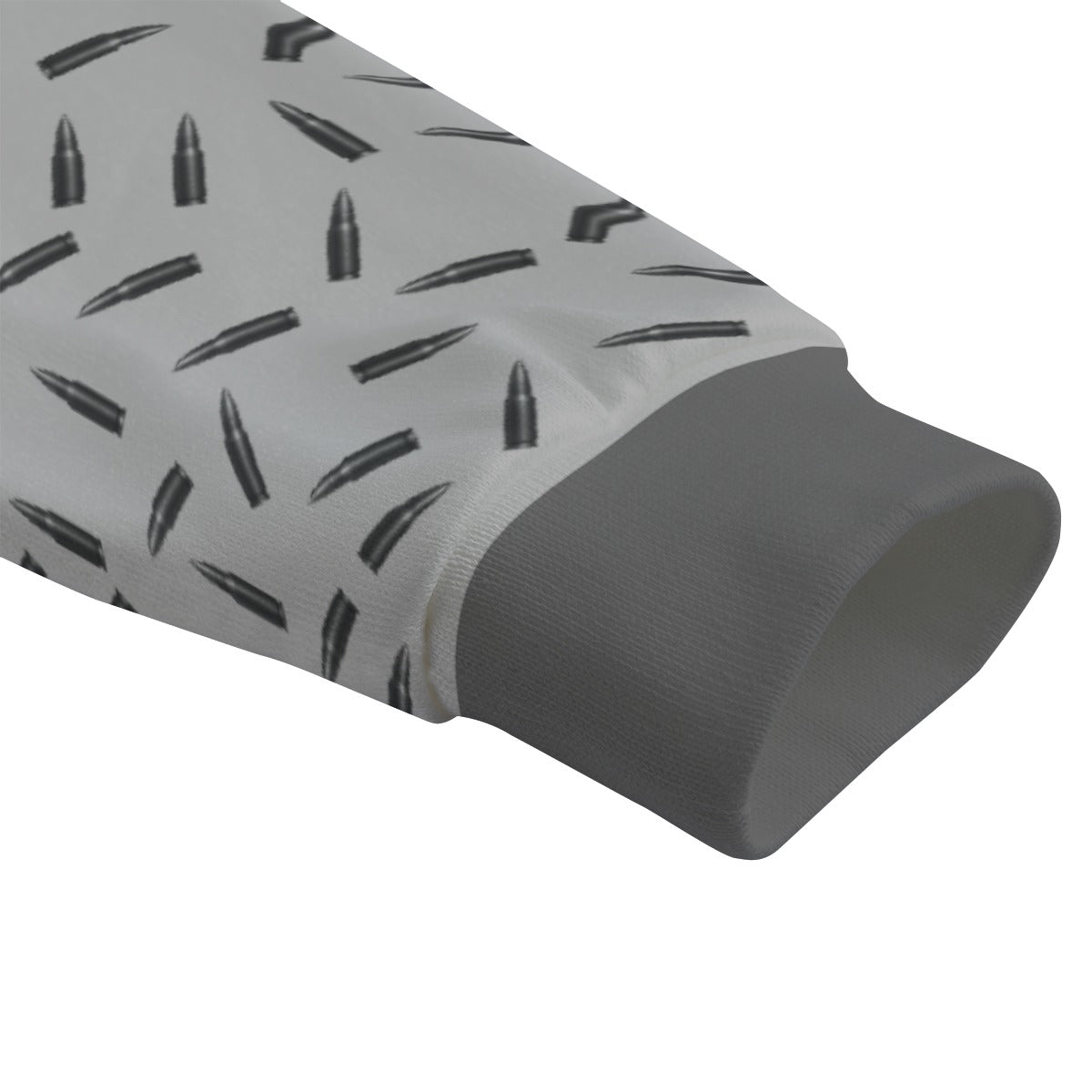 All-Over Print Unisex Stand-up Collar Knitted Fleece Outwear