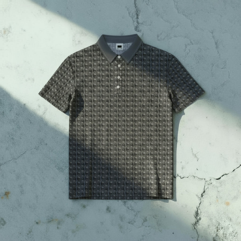 The Shadow Skull Polo – Performance Slim Fit