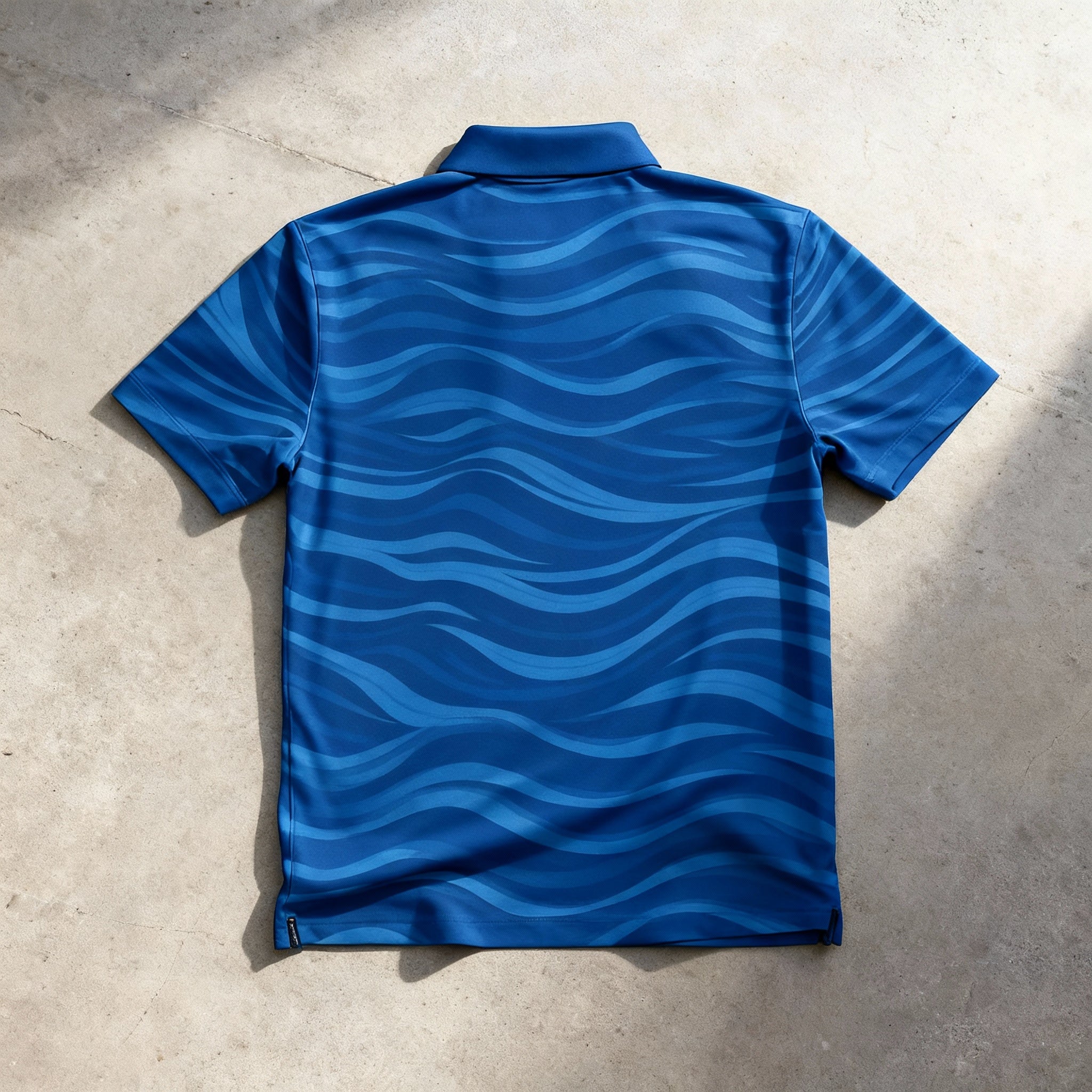 All-Over Print Men's Polo Collar Jersey