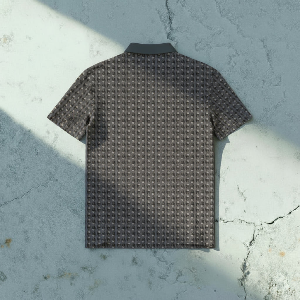 The Shadow Skull Polo – Performance Slim Fit