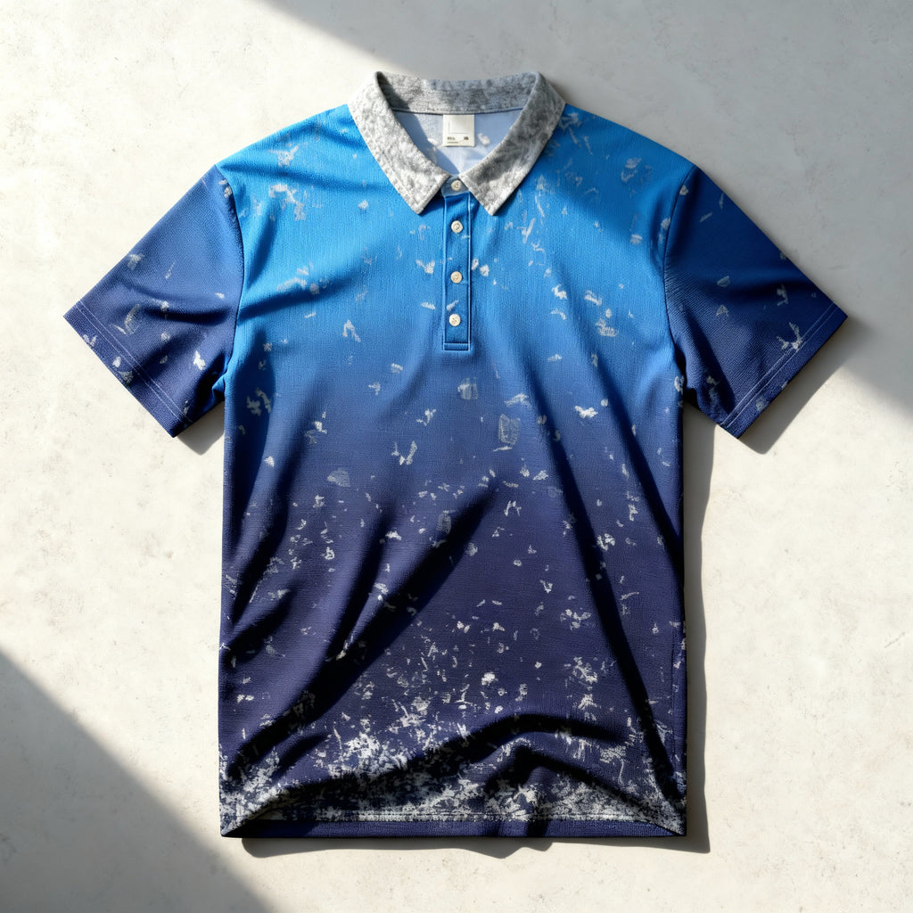 The Blue Frost Polo – Performance Slim Fit